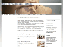 Tablet Screenshot of physiotherapie-todtmoos.de
